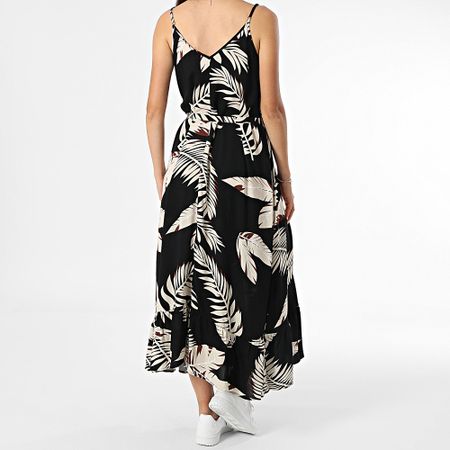 Vero Moda - Easy Vestido Mujer Negro Beige