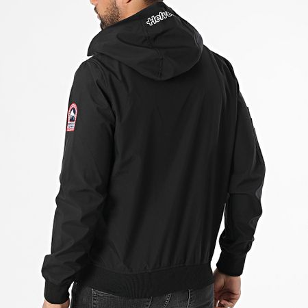 Helvetica - Chaqueta con capucha Wilson 2.0 Zip Negra