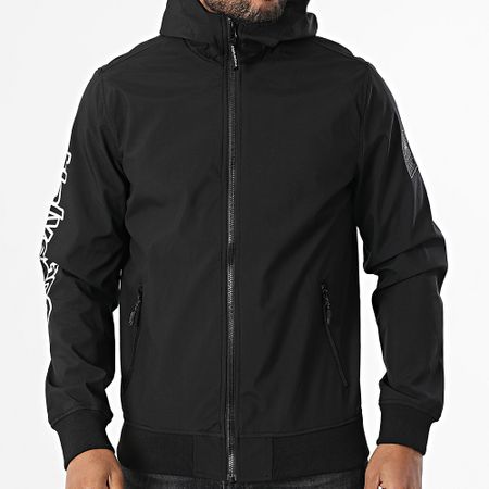 Helvetica - Chaqueta negra con capucha y cremallera Wilson 2
