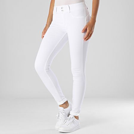 Tiffosi - Double Up Skinny Jeans Mujer Blanco