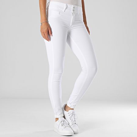 Tiffosi - Double Up Skinny Jeans Mujer Blanco