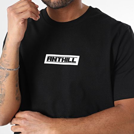 Anthill - Tee Shirt Oversize Large Athletic Association Negro Blanco