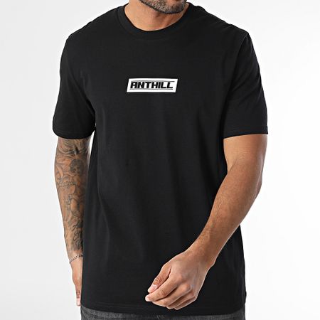 Anthill - Tee Shirt Oversize Large Athletic Association Negro Blanco