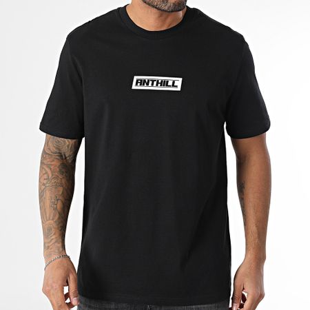 Anthill - Tee Shirt Oversize Large Athletic Association Negro Blanco