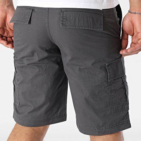 JJREBEL - Pantalones cortos Cargo Carlos Gris Carbón