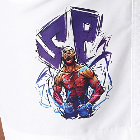 Super Prodige - Shorts de baño Energie White Violet