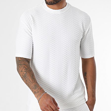Uniplay - 191 Conjunto de camiseta blanca y pantalón de chándal