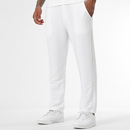 Uniplay - 191 Conjunto de camiseta blanca y pantalón de chándal