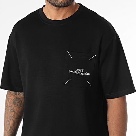Uniplay - Conjunto de camiseta de bolsillo y pantalón corto 7928 Negro