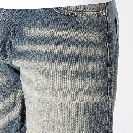 Uniplay - 270 Azul Denim Beige Jean Shorts