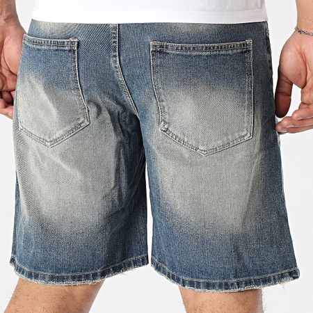 Uniplay - 270 Azul Denim Beige Jean Shorts
