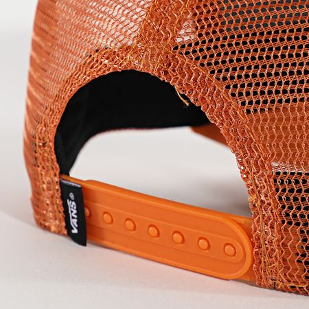 Vans - Gorra Trucker Classic Patch 0066XY Naranja Blanco