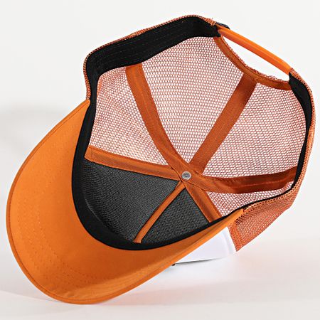 Vans - Gorra Trucker Classic Patch 0066XY Naranja Blanco