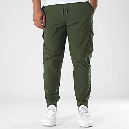 BOSS - Pantalones cargo Urbanex 50508339 verde caqui