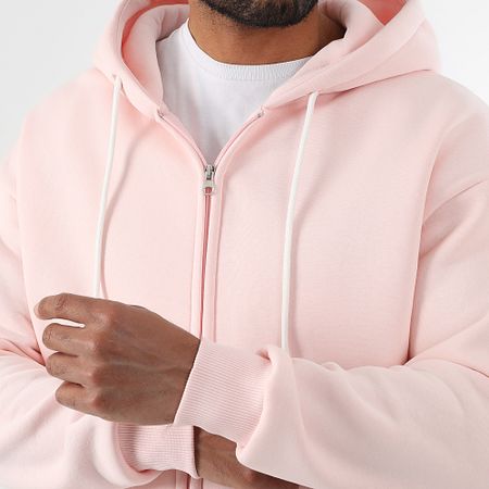 LBO - Conjunto de sudadera con capucha y cremallera y pantalón de jogging 3847 Rosa