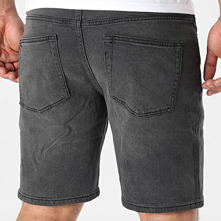 Only And Sons - Pantalones cortos Weft Jean Gris carbón