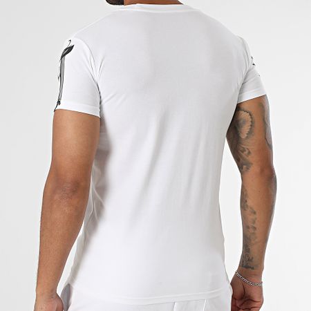 MTX - 631 Conjunto de camiseta blanca y pantalón corto de jogging