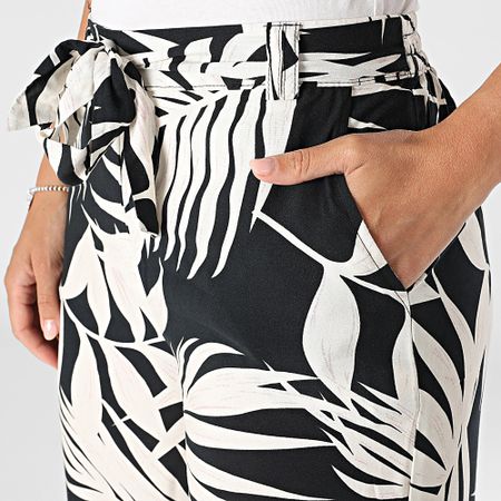 Only - Nova Life Pantalones Mujer Relaxed Fit Negro Crudo