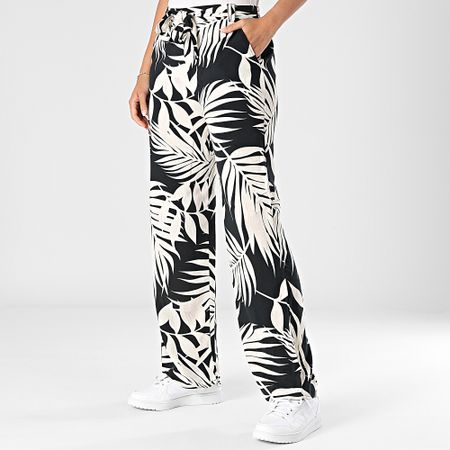 Only - Nova Life Pantalones Mujer Relaxed Fit Negro Crudo