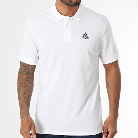 Le Coq Sportif - Polo de manga corta Essential N1 2422109 Blanco