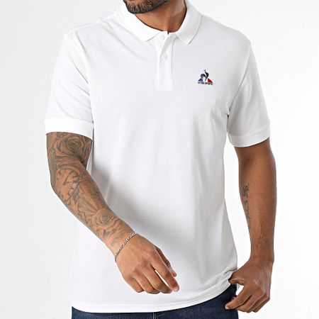 Le Coq Sportif - Polo de manga corta Essential N1 2422109 Blanco