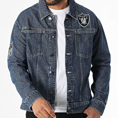 New Era - Chaqueta vaquera NFL Las Vegas Raiders 60667898 Blue Denim
