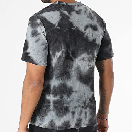 MTX - Conjunto de camiseta negra y gris y pantalón corto tipo cargo