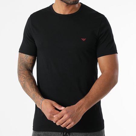 Emporio Armani - Juego De 2 Camisetas Blanco Negro EM000391-AF10800