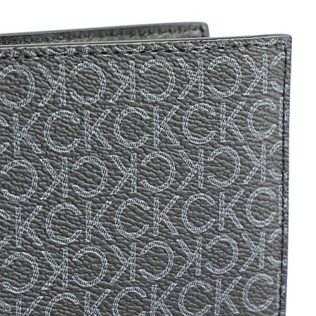 Calvin Klein - Must Mono Billetera 1059 Negro Gris Carbón