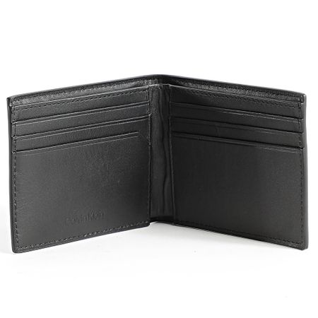 Calvin Klein - Must Mono Billetera 1059 Negro Gris Carbón