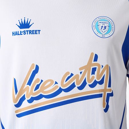 Hall of Street - Camiseta Marsella 13 Azul Claro Blanca
