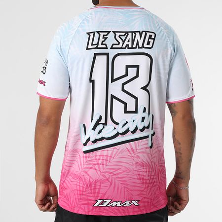 Hall of Street - Camiseta Marsella 13 Azul Claro Rosa