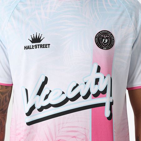 Hall of Street - Camiseta Marsella 13 Azul Claro Rosa