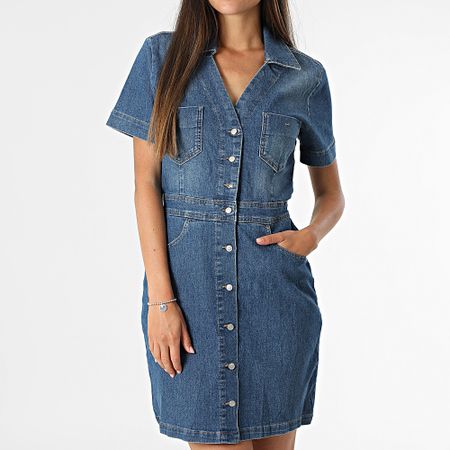 Only - Vestido vaquero azul para mujer Melanie