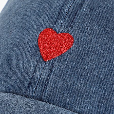 Zelys Paris - Gorra vaquera azul corazón pequeño