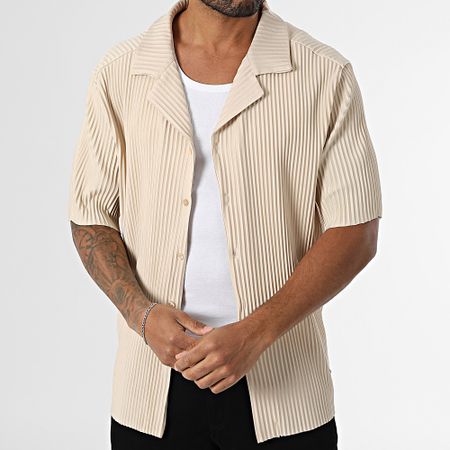 Zelys Paris - Camisa de manga corta TTA beige