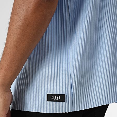 Zelys Paris - Camisa de manga corta TTA Azul claro