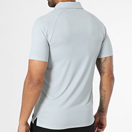 Zelys Paris - Conjunto de polo de manga corta y pantalón corto Ael Grey Black