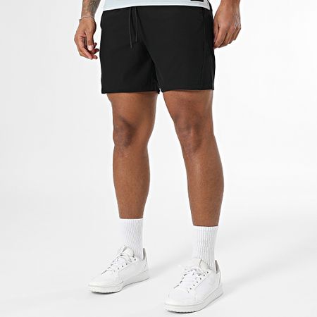 Zelys Paris - Conjunto de polo de manga corta y pantalón corto Ael Grey Black