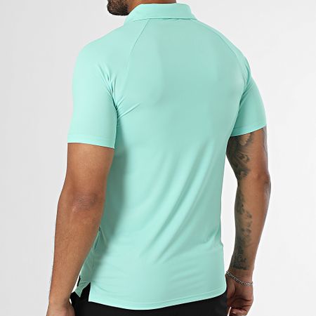 Zelys Paris - Conjunto de polo de manga corta y pantalón corto Ael Light Green Negro