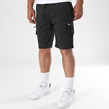 Zelys Paris - Gravty Cargo Shorts Negro