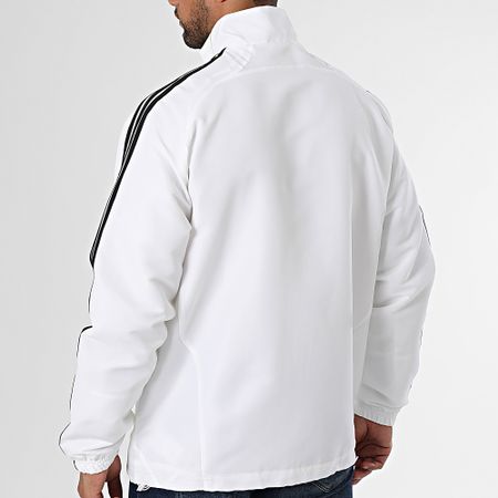 Adidas Performance - Juventus Chaqueta con cremallera a rayas JF0453 Blanco