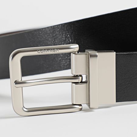 Calvin Klein - Cinturón reversible 7024 Negro Marrón