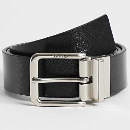 Calvin Klein - Cinturón reversible 7024 Negro Marrón