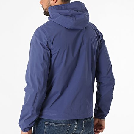 K-Way - Chaqueta con capucha y cremallera Azul Marino