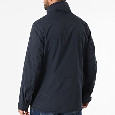 K-Way - Manuel Chaqueta azul marino con capucha y cremallera