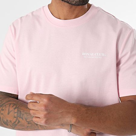 Luxury Lovers - Camiseta Oversize Royal Club Rodeo Drive Rosa
