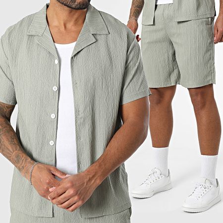 Classic Series - Conjunto de camisa de manga corta y pantalón corto 432 Verde