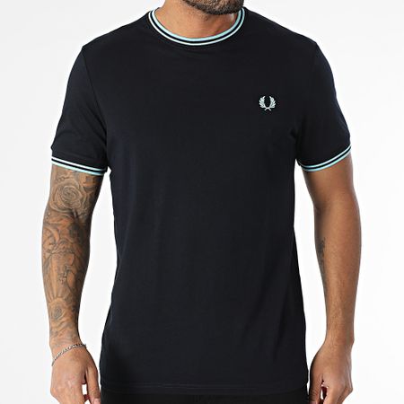 Fred Perry - Camiseta Twin Tipped M1588 Azul Marino