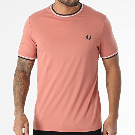 Fred Perry - Camiseta Twin Tipped M1588 Rosa